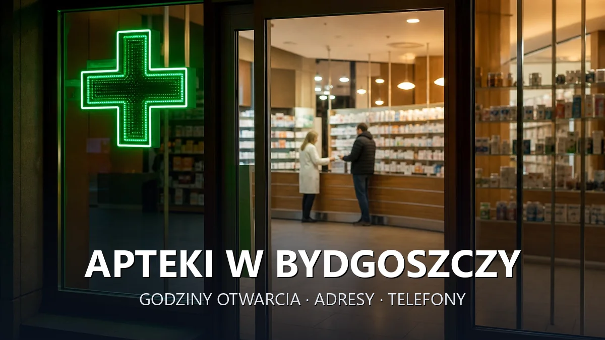 Apteki w Bydgoszczy - godziny otwarcia i dyżury