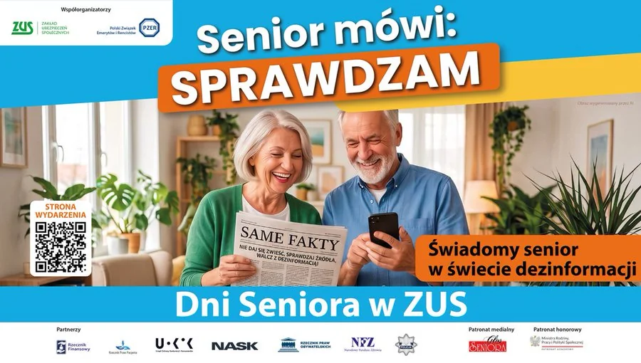 Obraz do artykułu: Dni Seniora 2026 w Bydgoszczy i regionie. ZUS i policja podpowiedzą, jak nie dać się oszukać