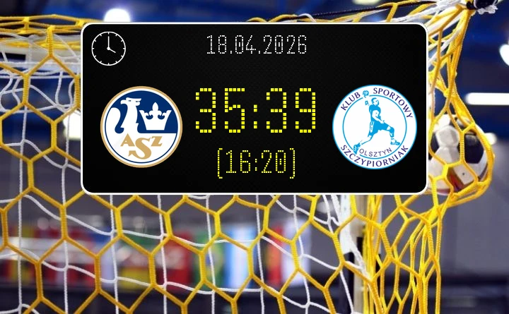 [PIŁKA RĘCZNA] I Liga Mężczyzn (Grupa A), 23. kolejka – KU AZS UKW Bydgoszcz – KS Szczypiorniak Olsztyn 35:39