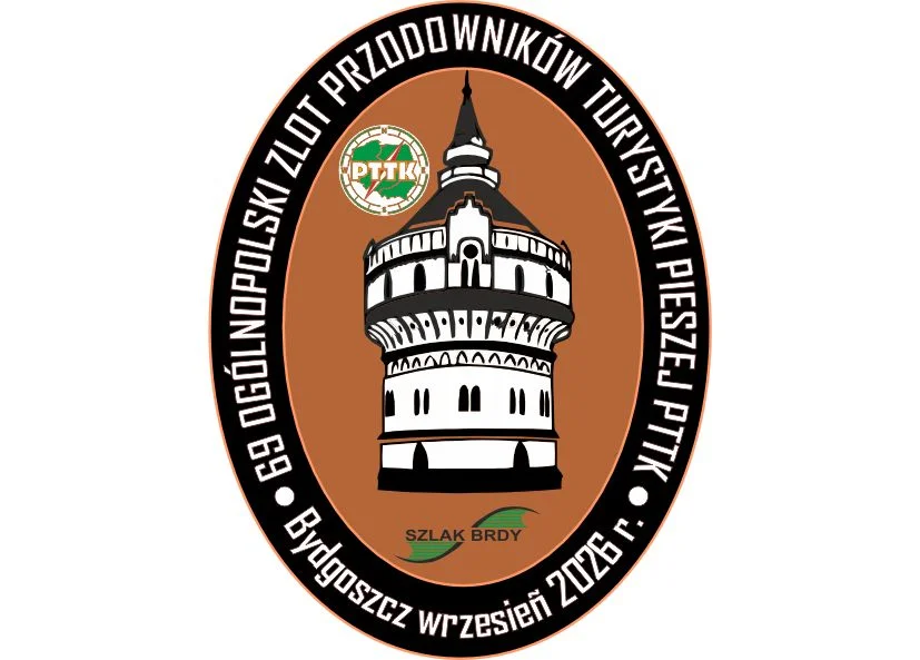 Grafika promocyjna wydarzenia 69. Ogólnopolski Zlot Przodowników Turystyki Pieszej w Bydgoszczy