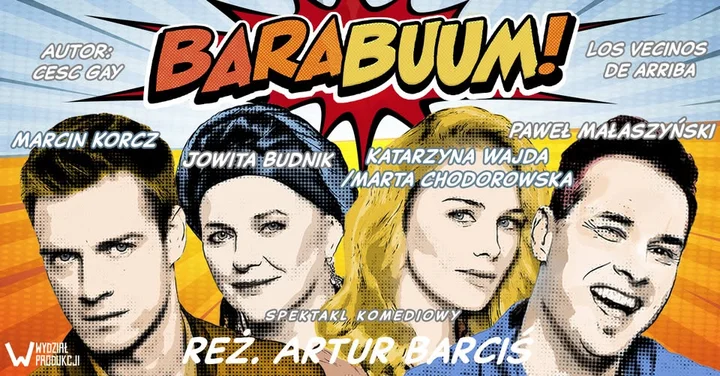 Grafika promocyjna wydarzenia Barabuum! — pikantna komedia sąsiedzka w Kinoteatrze Adria (Bydgoszcz)