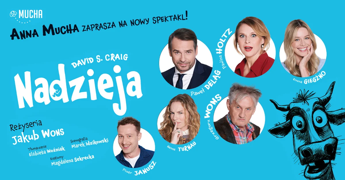 Grafika promocyjna wydarzenia Nadzieja – komedia w Bydgoszczy