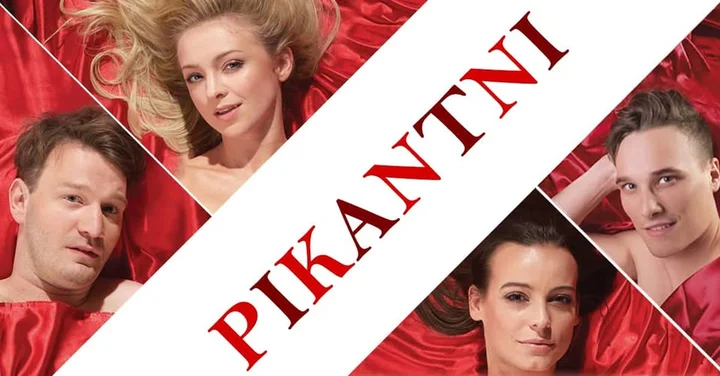 Grafika promocyjna wydarzenia Pikantni w Bydgoszczy – komedia, która rozgrzewa publiczność