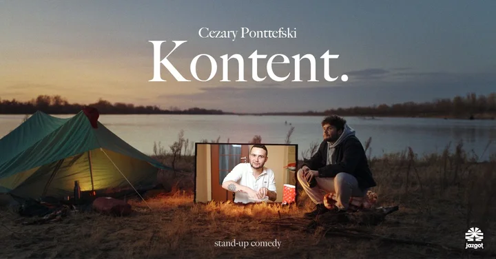 Grafika promocyjna wydarzenia Cezary Ponttefski — „Kontent” w Bydgoszczy