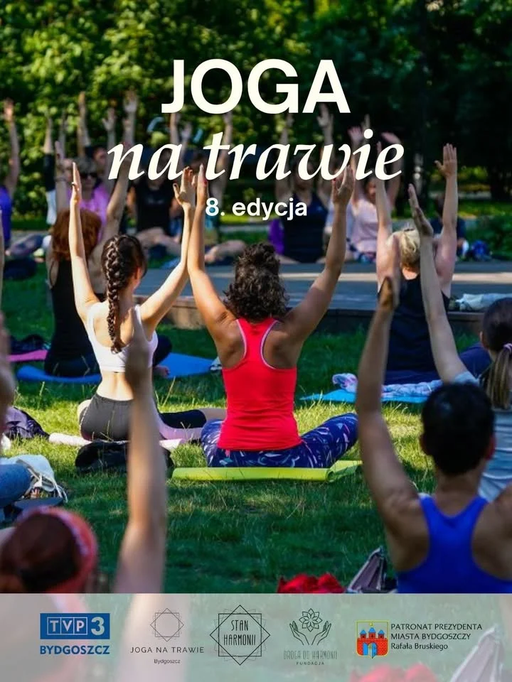 Grafika promocyjna wydarzenia Joga na trawie 2026: ósma edycja