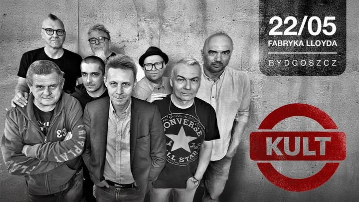 Grafika promocyjna wydarzenia Kult w Fabryce Lloyda — 22 maja 2026, Bydgoszcz