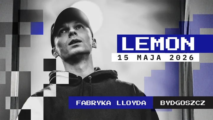 Grafika promocyjna wydarzenia LemON akustycznie — koncert w Fabryce Lloyda, 15 maja 2026