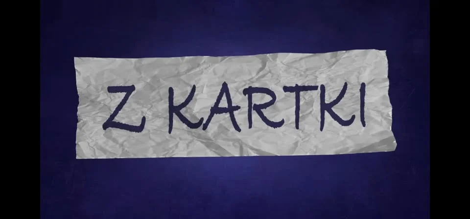 Grafika promocyjna wydarzenia Michał Leja prezentuje: „Z KARTKI” – w trasie Bydgoszcz