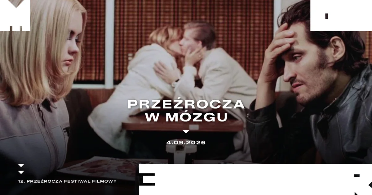 Grafika promocyjna wydarzenia Przeźrocza w Mózgu: filmowa noc