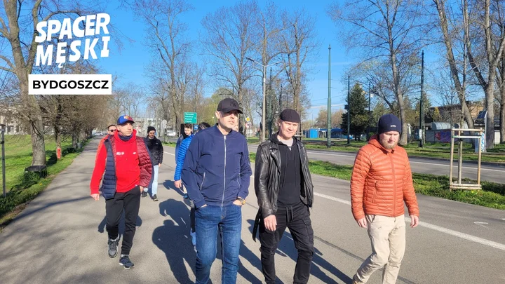 Grafika promocyjna wydarzenia Spacer Męski BYDGOSZCZ — poranny spacer i rozmowy dla facetów