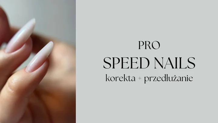 Grafika promocyjna wydarzenia SPEED NAILS PRO — szybkie przedłużanie i korekta paznokci w Bydgoszczy