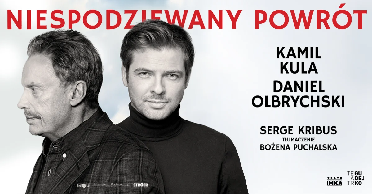 Grafika promocyjna wydarzenia Spektakl teatralny z gwiazdorską obsadą w Bydgoszczy