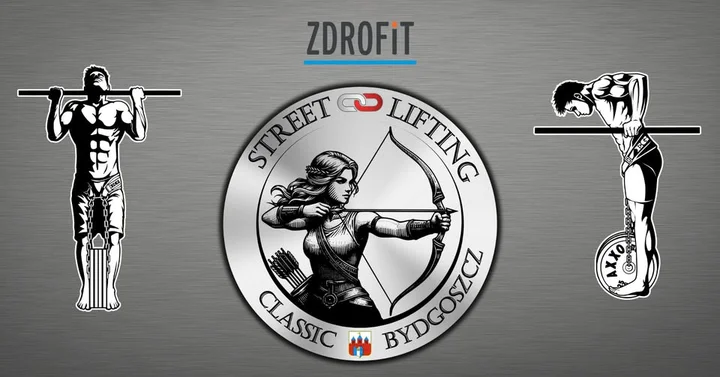 Obrazek przedstawia grafikę promocyjną wydarzenia Amatorskie zawody Street Lifting w formule Classic — Bydgoszcz