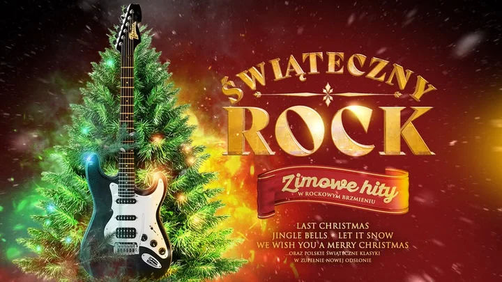 Grafika promocyjna wydarzenia Świąteczny Rock — rockowe święta w Kinoteatrze Adria