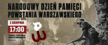 Grafika promocyjna wydarzenia 82. rocznica Powstania Warszawskiego – obchody w Bydgoszczy