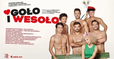 Grafika promocyjna wydarzenia Goło i Wesoło — komedia z Teatru Gudejko w Kinoteatrze Adria
