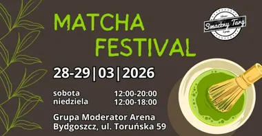 Grafika promocyjna wydarzenia Matcha Festival Bydgoszcz — strefa matchy podczas Sakura Festiwal Japoński