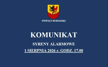 Grafika promocyjna wydarzenia Syreny alarmowe – trening i upamiętnienie Powstania Warszawskiego