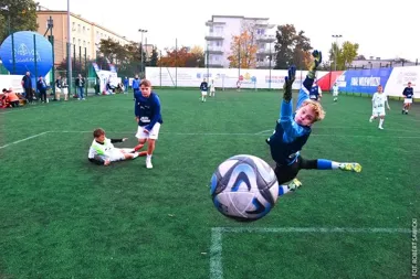 Grafika promocyjna wydarzenia Z Orlika na Stadion – finały makroregionu w Bydgoszczy