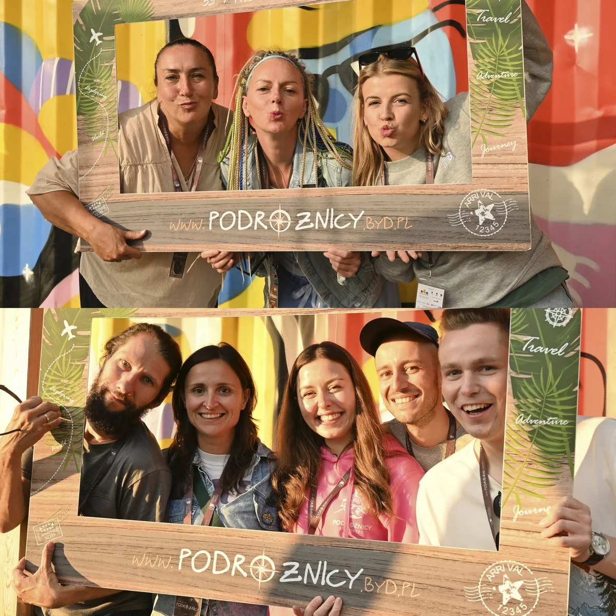 Grafika promocyjna wydarzenia ZROBIĘ SOBIE ZDJĘCIE W RAMCE NA PAMIĄTKĘ FESTIWALU PODRÓŻNICY BYDGOSZCZ – darmowy magnes