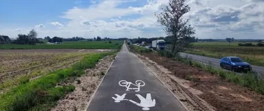 Dwa kilometry bezpieczniejszej trasy na DK15. Są chodnik i przejście