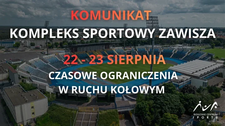 Triathlon zmieni dojazd do Zawiszy. W niedzielę tylko jeden wjazd