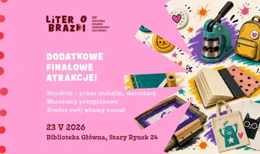 LiterObrazki kończą się z przytupem - trzy warsztaty w jednym miejscu