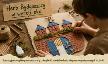 Herb Bydgoszczy w wersji eko - biblioteka szykuje urodzinowe warsztaty