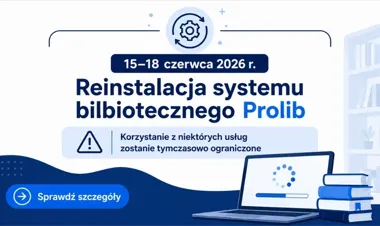 Biblioteka w Bydgoszczy na chwilę zwalnia. Prolib przejdzie techniczny reset