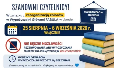 FABULA porządkuje księgozbiór. Przez kilka dni zmienią się zasady