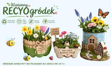 Z kartonów wyrośnie wiosenny ogródek - rodzinne warsztaty w Bydgoszczy