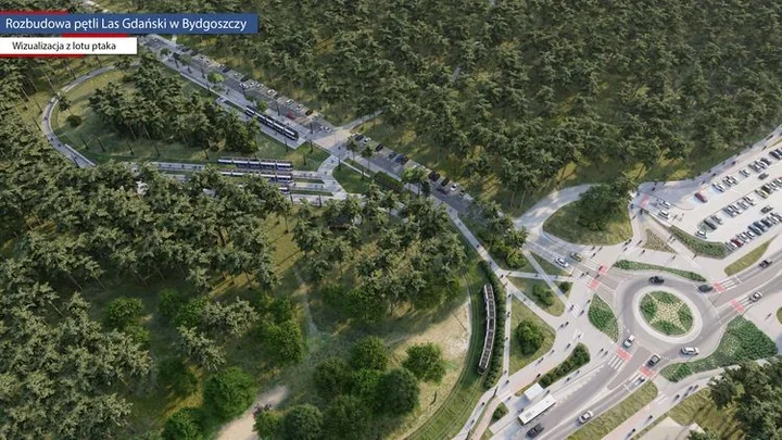 Rozbudowa pętli Las Gdański – ul. Rekreacyjna zostaje zamknięta na około dwa miesiące