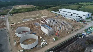 Biogazownia przy Prądocińskiej nabiera kształtów. Finał w 2027 roku