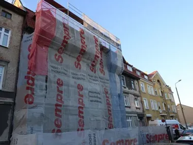 Remont kamienicy przy Chwytowie. Tu działała pierwsza bydgoska drużyna