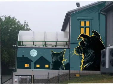 Bydgoskie schronisko zyska mural z psami i kotami. Projekt ma ważny cel