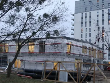 Na Bartodziejach wyrasta żłobek dla 180 dzieci i widać już bryłę