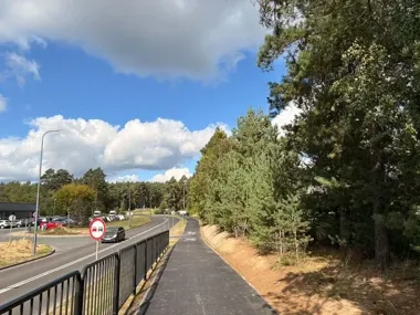 Nowa droga rowerowa przy ul. Petersona połączy park z Puszczą Bydgoską