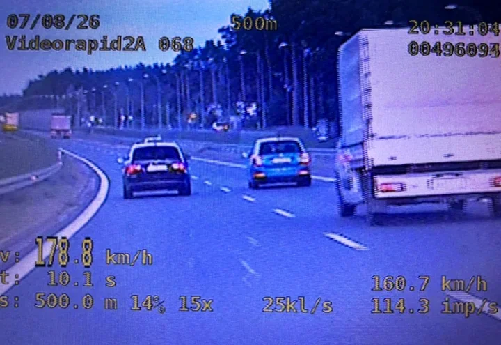 175 i 178 km/h na ograniczeniach. Dwóch młodych kierowców ukaranych