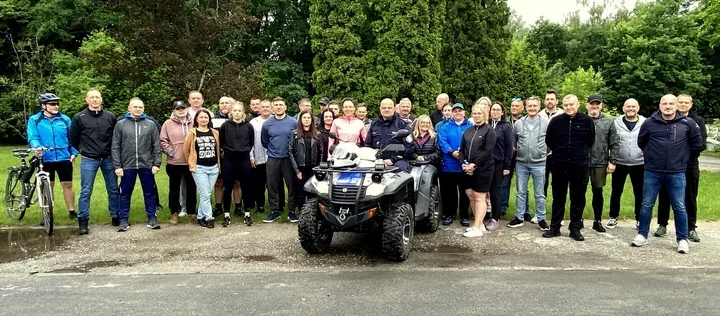 Bydgoscy policjanci stanęli na starcie akcji, która wspiera rodziny poległych
