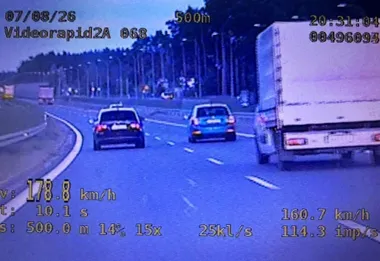 175 i 178 km/h na ograniczeniach. Dwóch młodych kierowców ukaranych