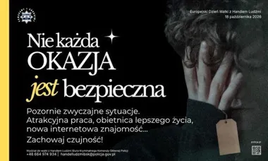 Oferta pracy może być pułapką. Policja przypomina o handlu ludźmi