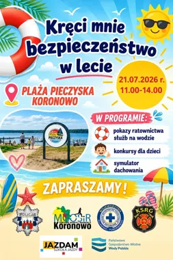 Bezpieczeństwo nad wodą i symulator dachowania - wydarzenie w Pieczyskach