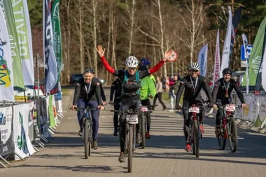 Dzielnicowa z Bydgoszczy zaskoczyła rywalki na wymagającej trasie MTB