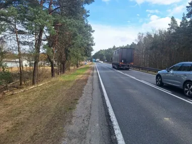 Na DK10 w Przyłubiu szukali winy w drodze - komisja niczego nie znalazła