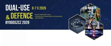 Baner reklamowy targów Dual-Use & Defence w Bydgoszczy zaplanowanych na 6–7 października 2026 roku.
