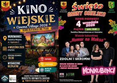 Jednego wieczoru kabaret i kino. Mieszkańcy wybrali oba wydarzenia
