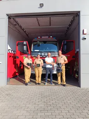 Nowy sprzęt dla OSP Osielsko. Druhowie zyskali aparat OUO